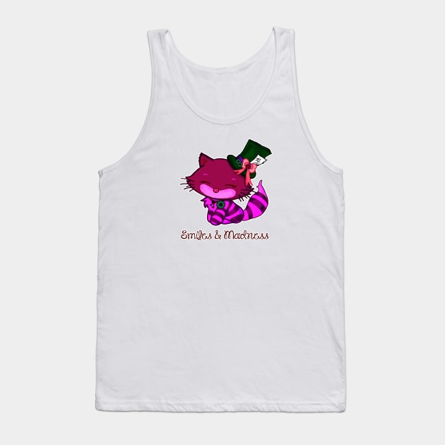 Smiles & Madness Tank Top by GnarllyMama